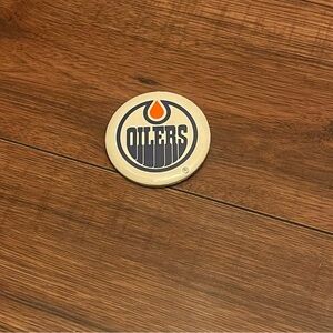 RETRO Edmonton Oilers Button / Pin - YES Please!